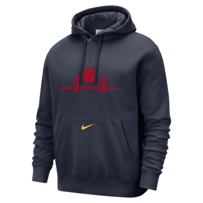 Golden State Warriors Club City Edition Men s Nike NBA Fleece Pullover Hoodie. Nike